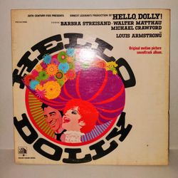 Hello Dolly 12” Vinyl LP 20th Century-Fox 1969 Barbra Streisand Louis Armstrong
