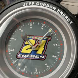 Jeff Gordon Collectible Clock