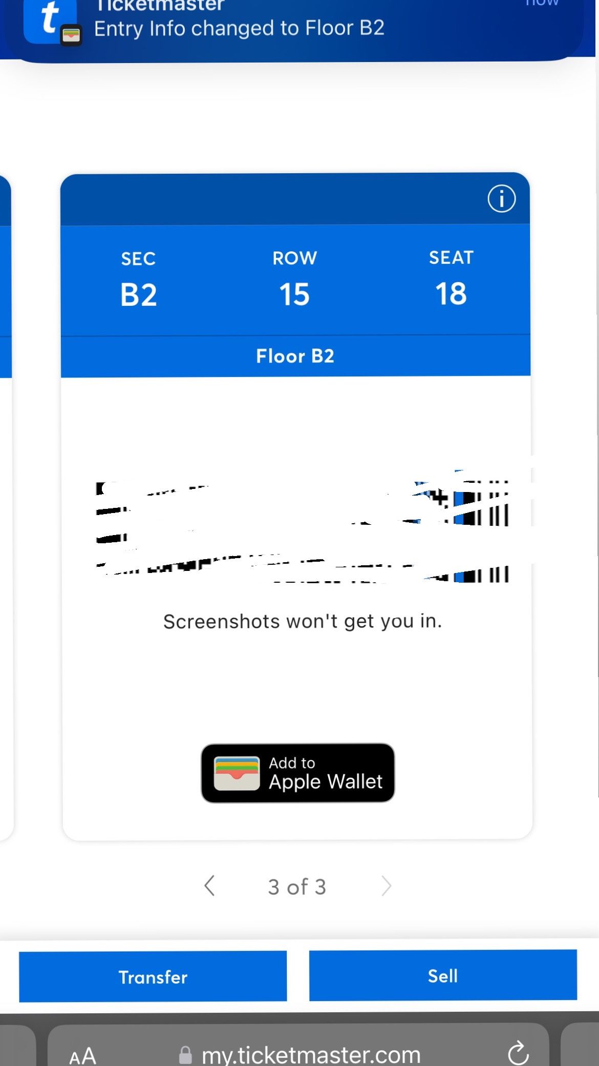 Karol G Floor Ticket