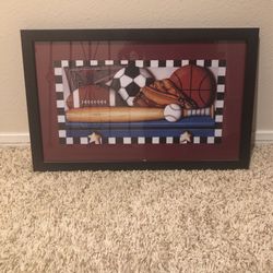 Sport Frame Decoration