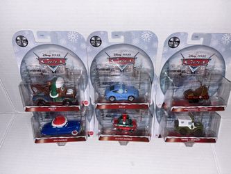 2025 Disney Pixar Cars Holiday Winter Series – Bundle of 6