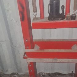 20 Ton Shop Press With Air/hydraulic Jack