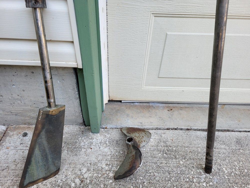 Propeller and shaft