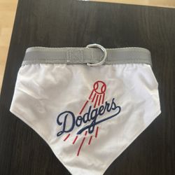 LA Dodgers pet bandanna Collar