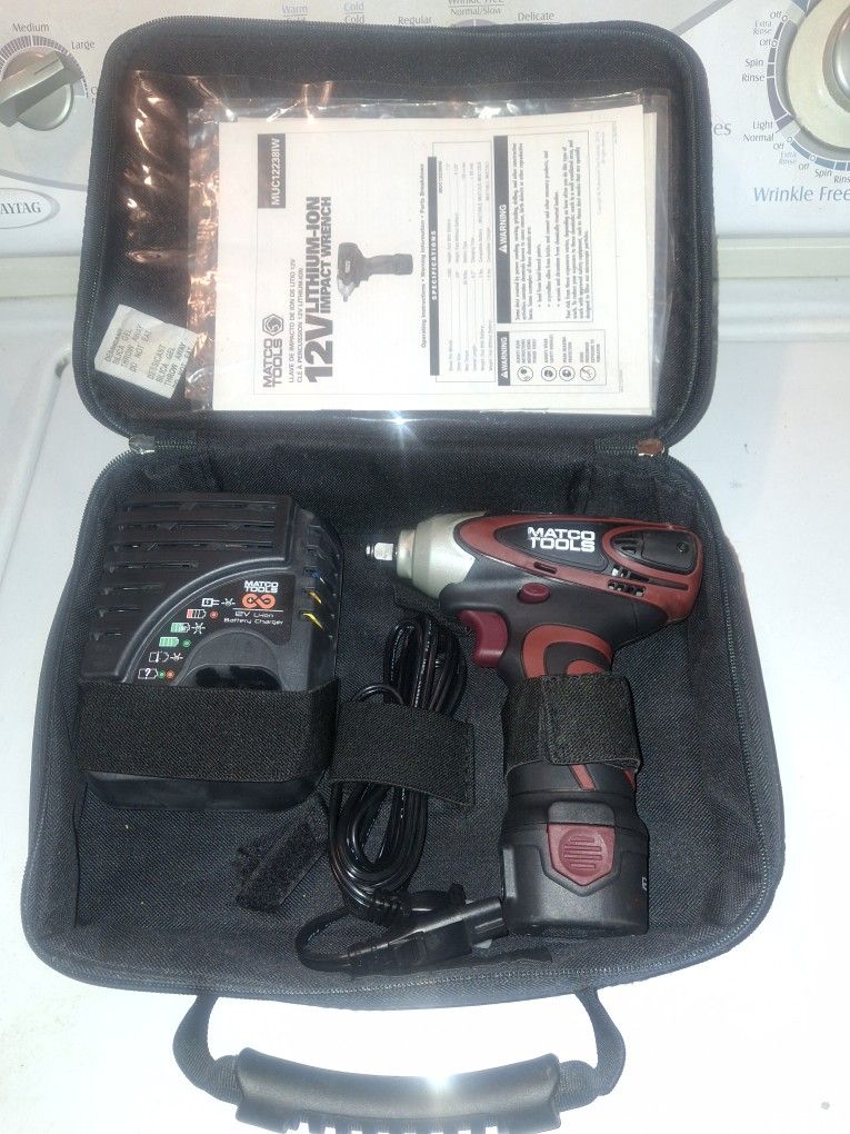 Matco 12v Impact Wrench Set Firm