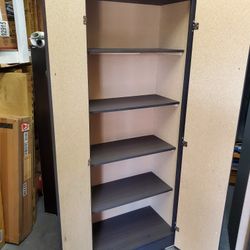New Tall 2 Door Gray Kitchen Shelving Storage Pantry Cabinet Available In Other Colors Come Visit Our Store In Paramount 