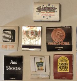 A Lot Of 25 Match Books Not Used