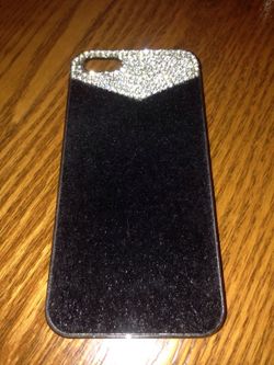 Bling velvet iPhone 5 cover