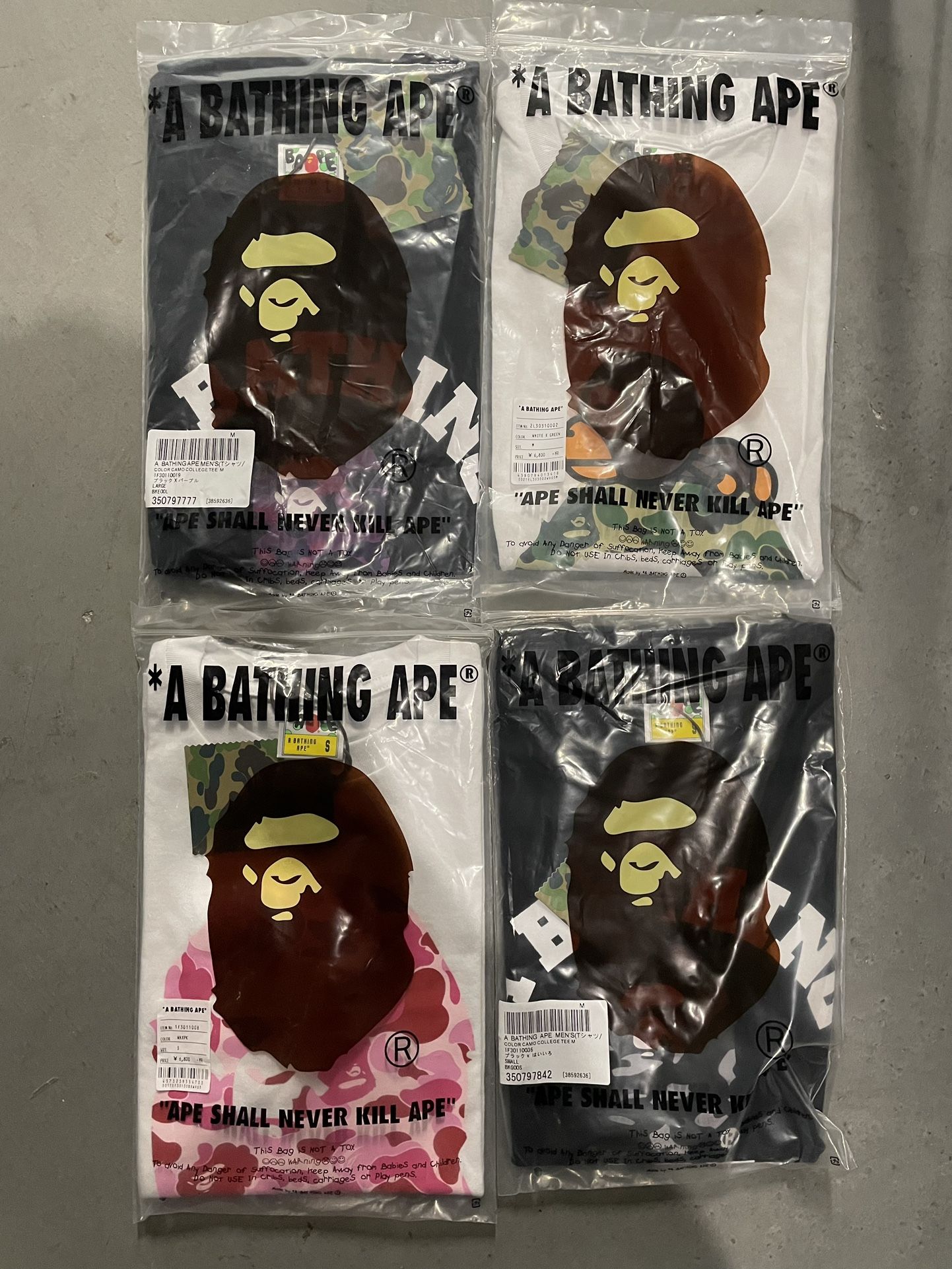 BAPE TEES