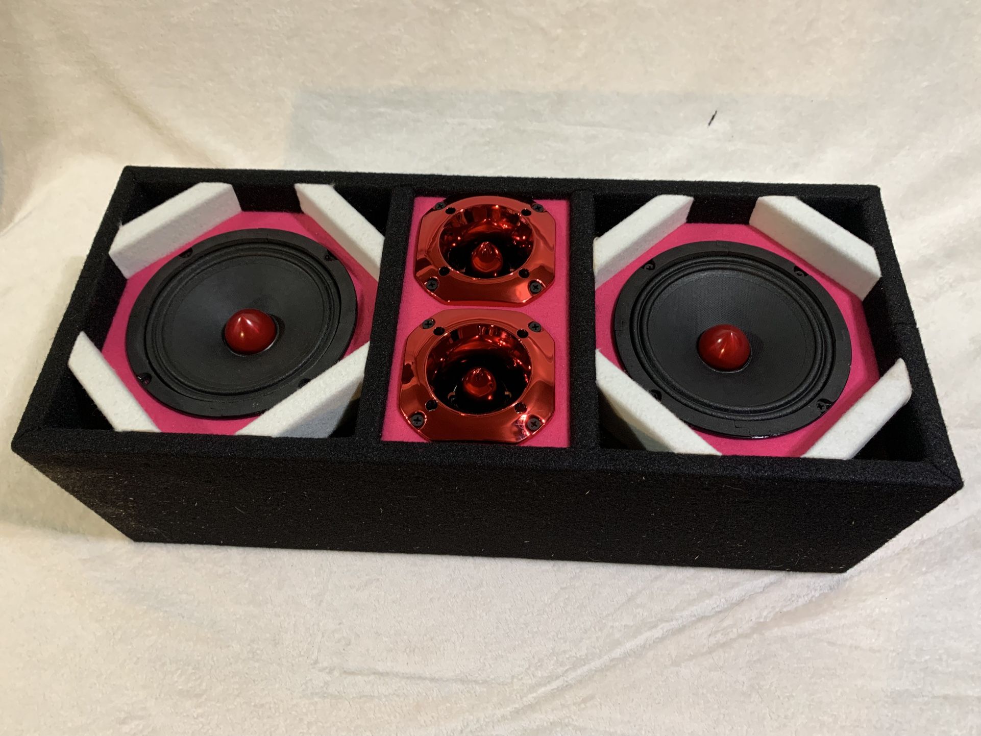 Brand New 6.5” Midrange Highs Speaker Box