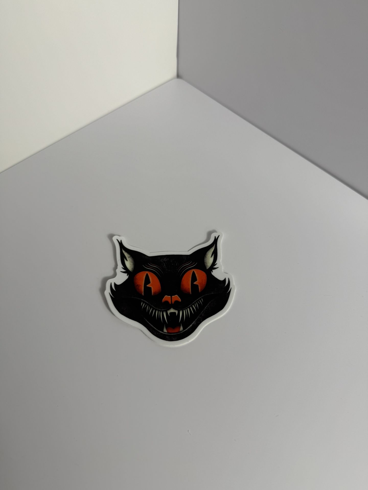 Cat Sticker Horror