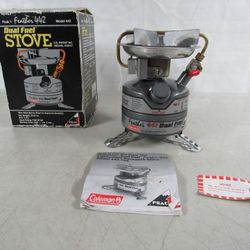 Coleman Peak 1 Feather Model 442 Dual Fuel Camping Outdoor Stove
