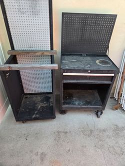 tool cart and work bench