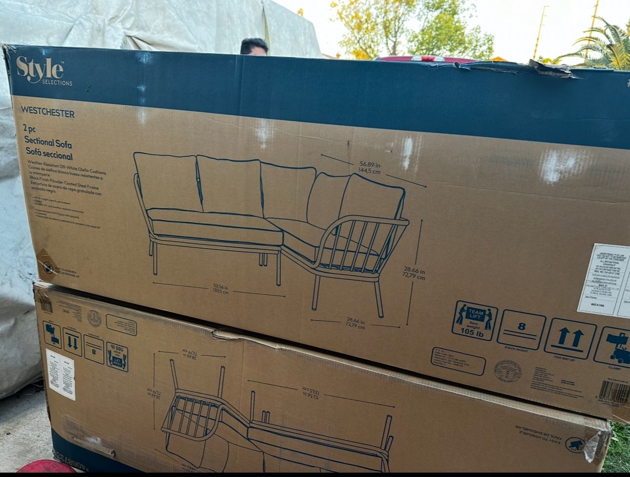 brand new patio set 