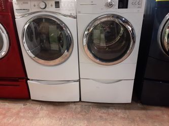 Mix & match front load washer and electric dryer set with 4 months warranty