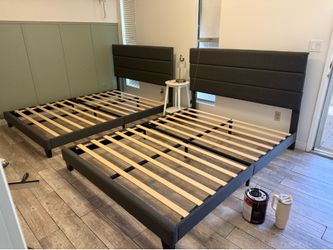 Two queen bed frames