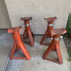 Selling Two Sets Of Vintage Car Stands Asking $30 A Set each 