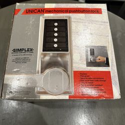 Simplex L1000 Mechanical Pushbutton Lever Lock