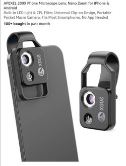 200X Phone Microscope Lens