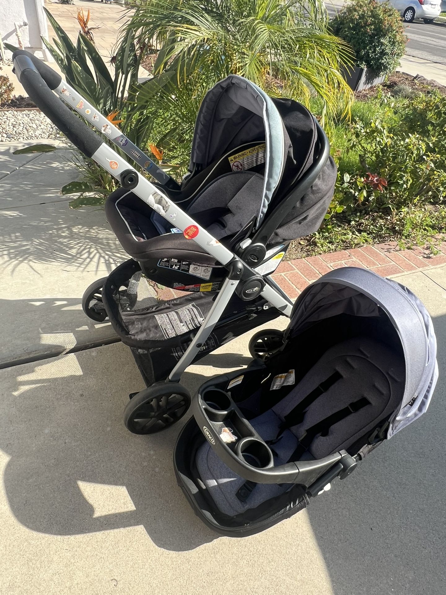 Stroller & Car Seat With Base $100