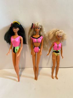 Barbie, Miko, and Skipper Beach Blast dolls