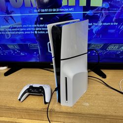PlayStation 5 Slim Disc Edition Console + Controller – Tested & Working