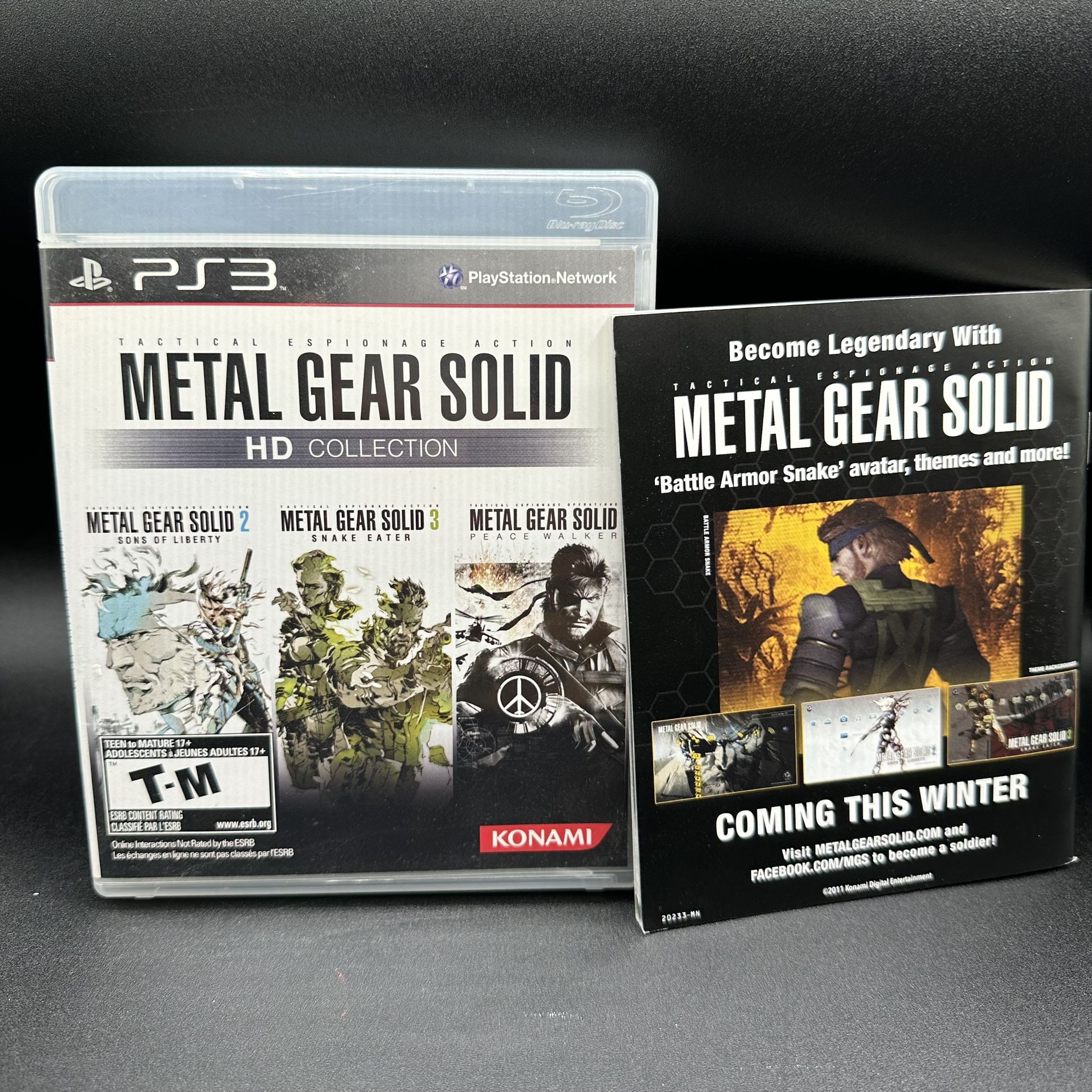 CiB Metal Gear Solid HD Collection Playstation 3