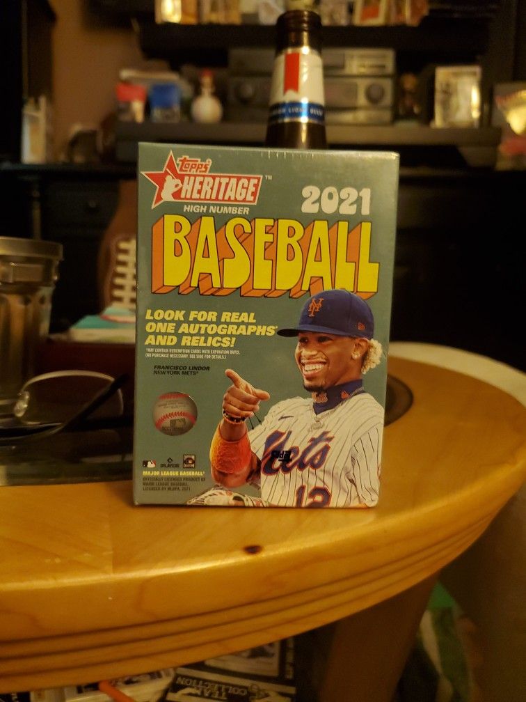 2021 Baseball Trading Cards Unopened Box 