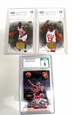 Michael Jordan NBA graded cards lots