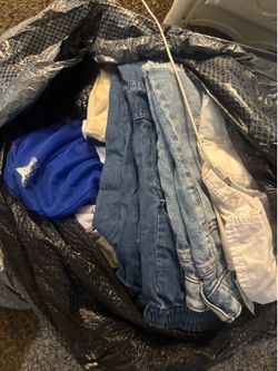 Bag of big girls clothes