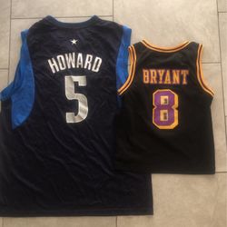 2 Jerseys Howard And Kobe 