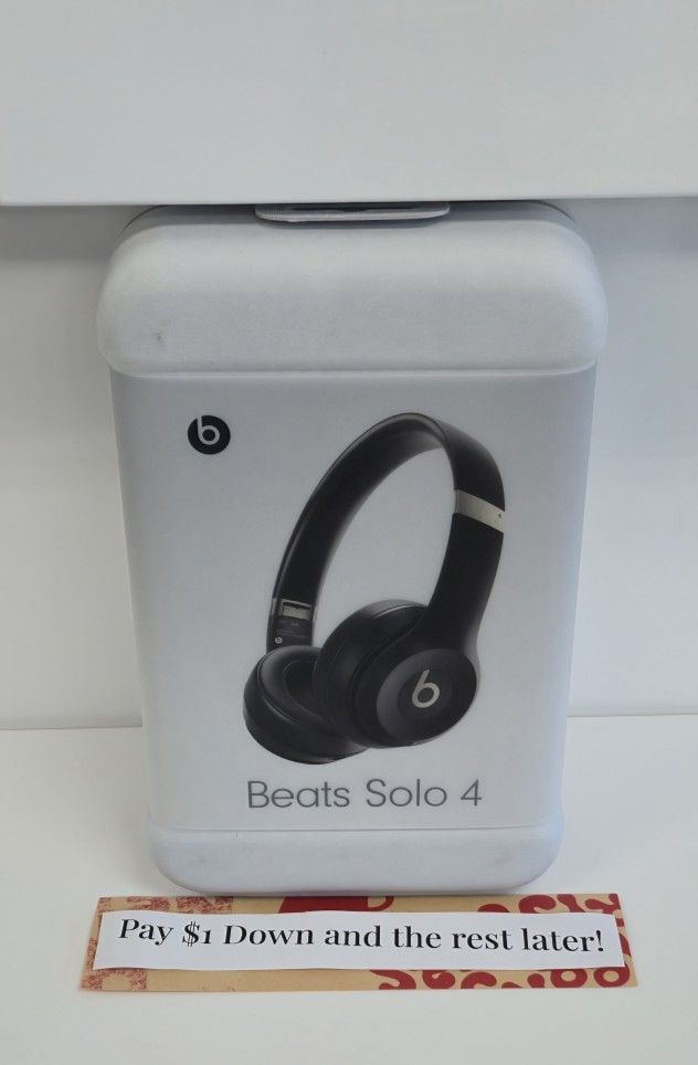 New-beats Solo 4 - Wireless Earbuds - Payments Available - Pay $1 Down To take It home