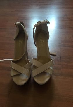 Pale pink wedges Sz9