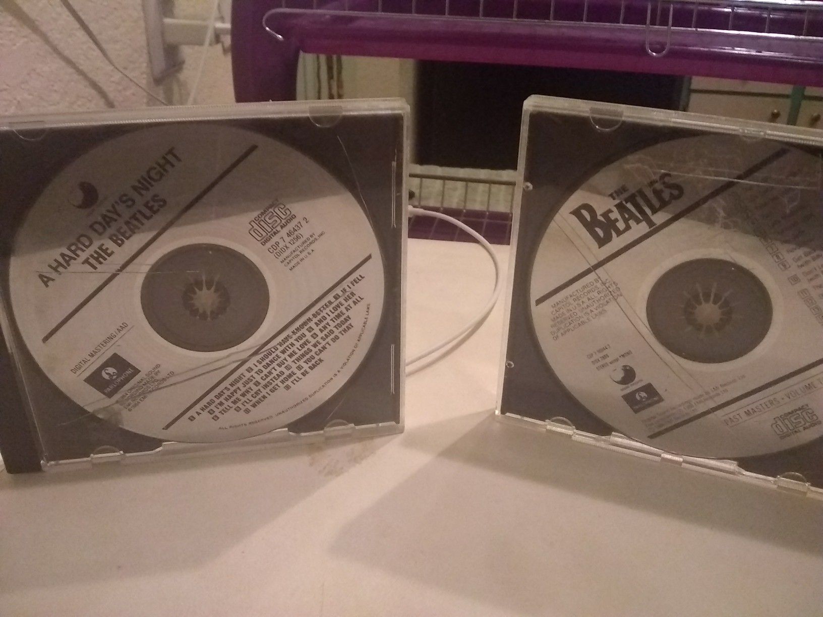 Collection item: 2 Beatles CD's
