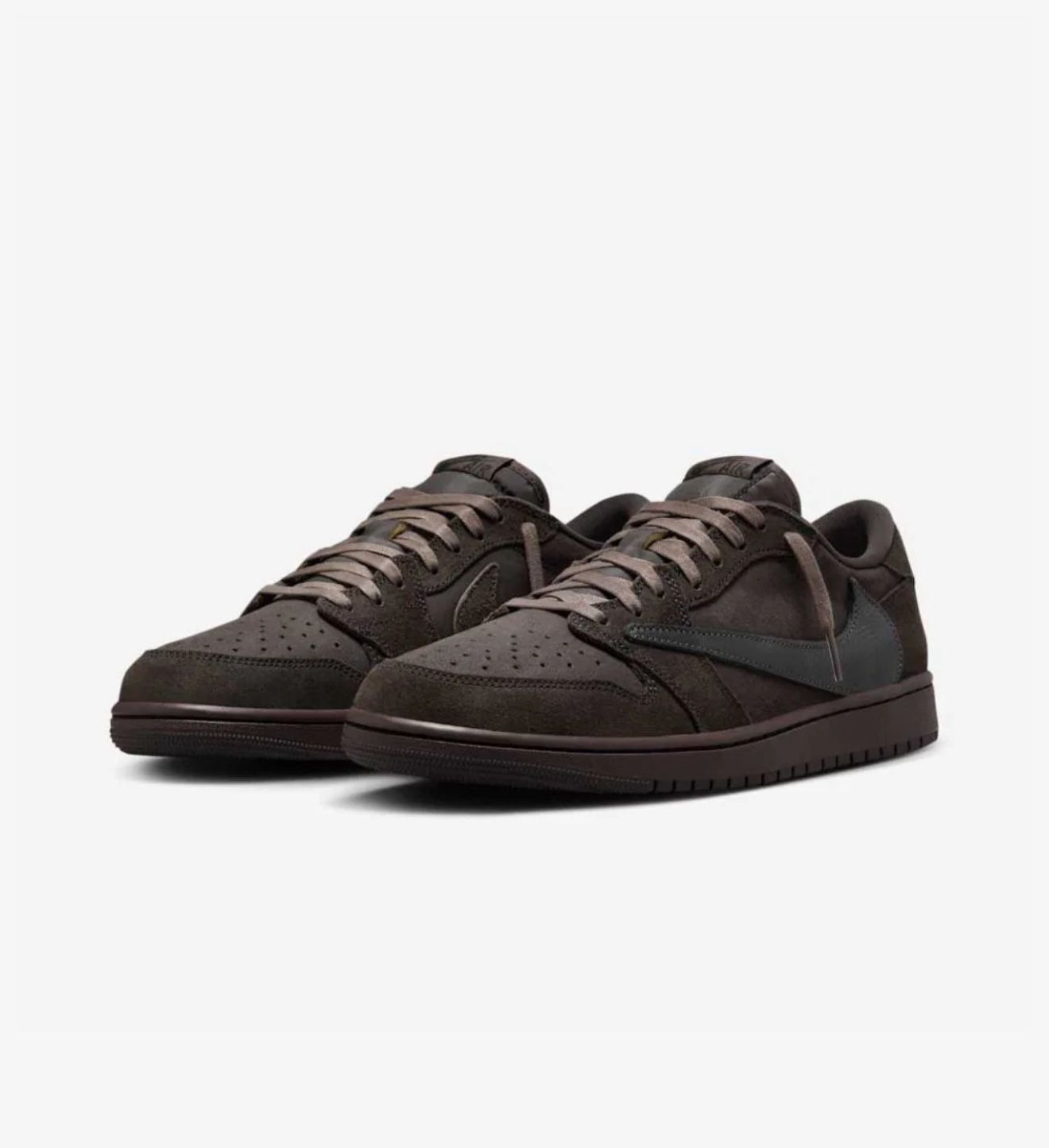 AIR JORDAN 1 RETRO LOW OG SP TRAVIS SCOTT VELVET BROWN