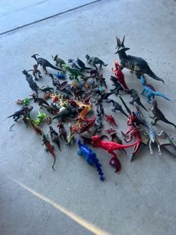 Various Dinosaurs Toys