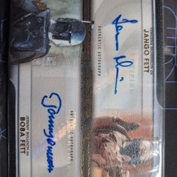 Star wars dual auto 2021 masterwork