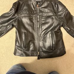 Mens Riding Leather Jacket