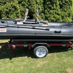 Aleko Inflatable Hard-deck Boat 12 Foot