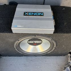 12” Sub And 1000watt Amp 