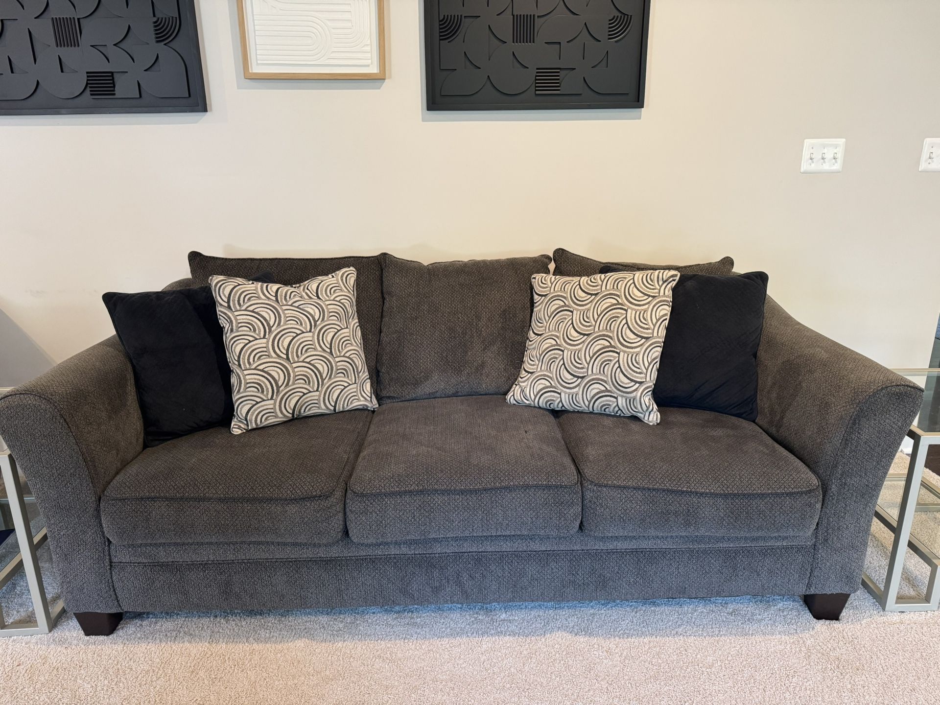 4-Piece Sofa Set (Sofa, Loveseat, Chair, Ottomon with storage)