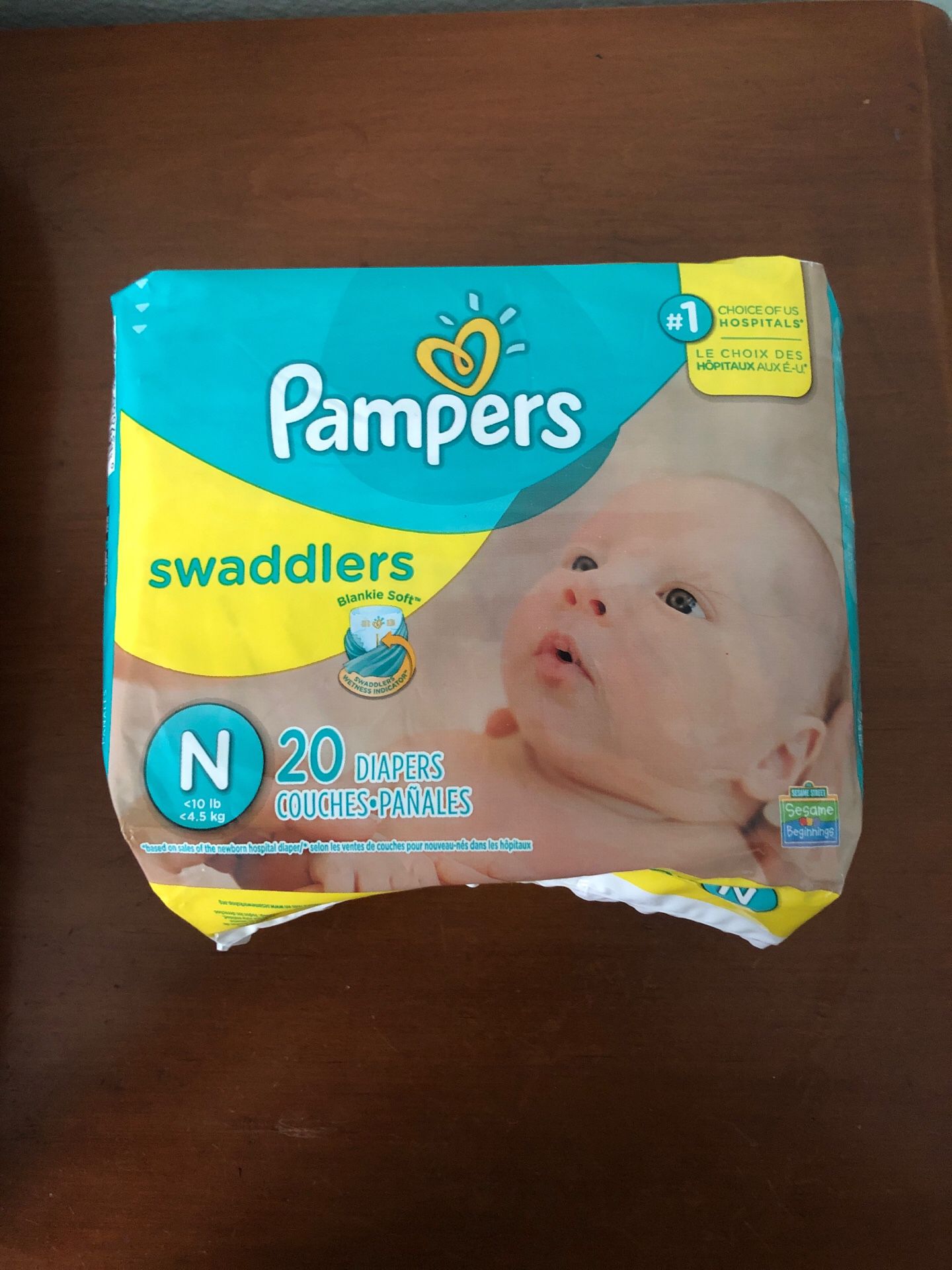 Pampers Swaddlers size Newborn