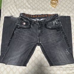 Dark Grey 30by30 Rock Revival Jeans