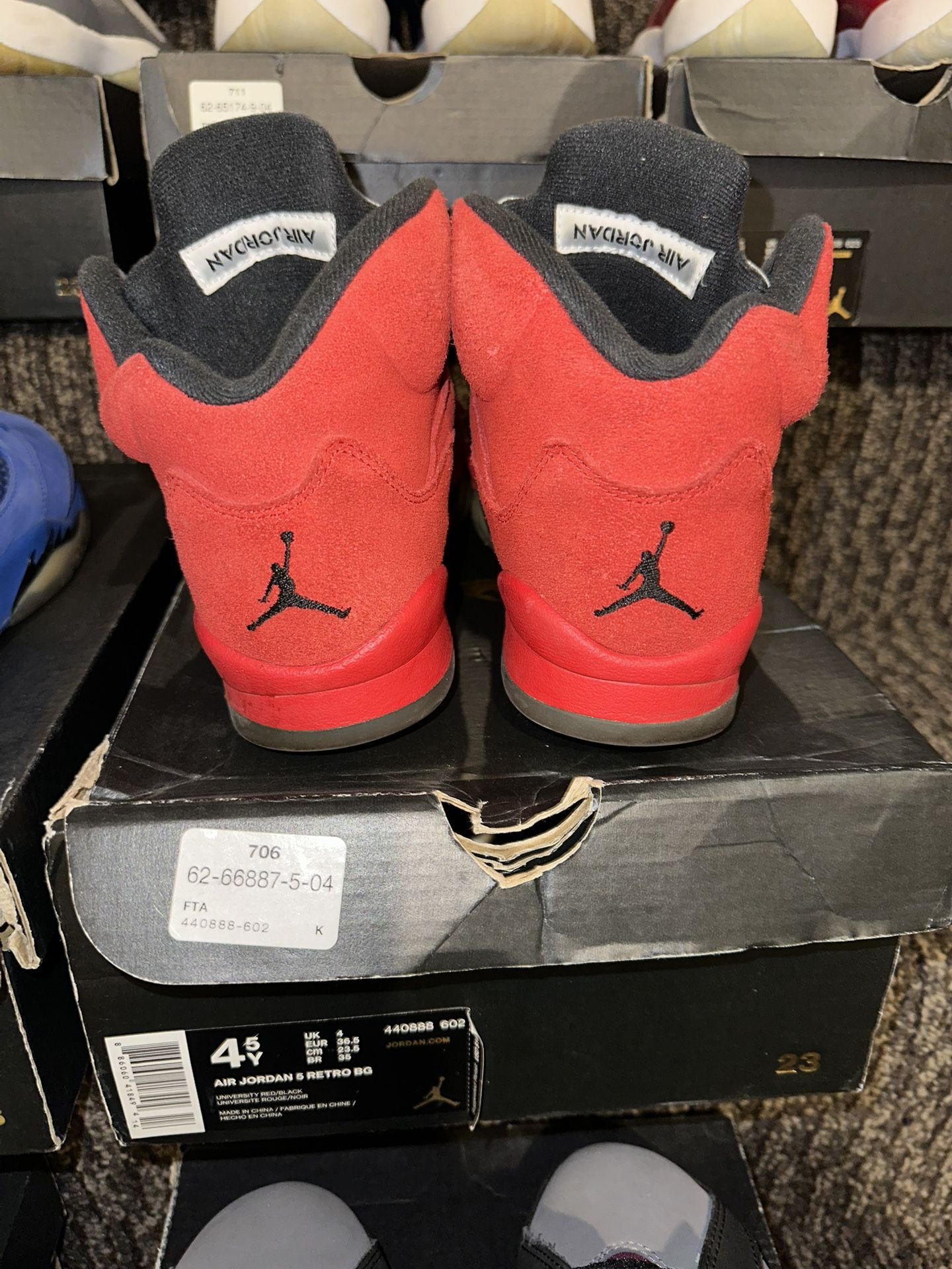 AIR JORDAN RETRO 5 Fire Red