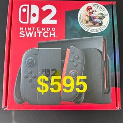 Nintendo Switch 2 Mario Kart World Bundle - New, Factory Sealed, Price Firm