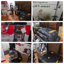 Ridgid Packout New With Drawers $95 Each & New Shark Vacuum $99each & Shampoo  Cleaner$99