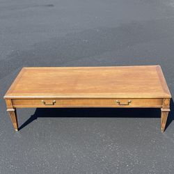 Vintage Mid Century Imperial Oak Coffee Table