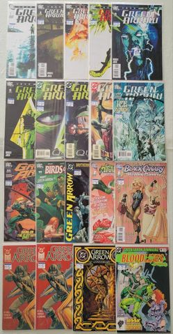 Green Arrow - Assorted Comic Book Lot! 19 Issues Total, DC Comics! Near Mint Cond! Bagged & Boarded! Black Canary