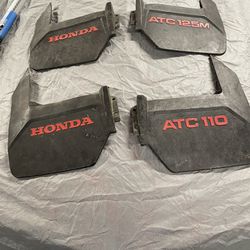 Honda atc 110 And 125m Rear Fender Mudflaps $45 Per Set