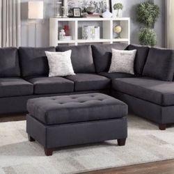 Sectional Sofa + Ottoman